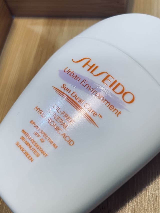 Shiseido Urban Environment Sun Duel Care Oil-Free Hyaluronic Acid SPF 42 ulta review photo by PN