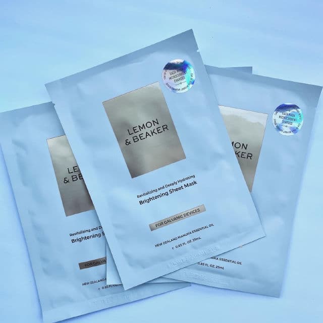 Lemon & Beaker Galvanic Brightening Sheet Mask review photo by PN