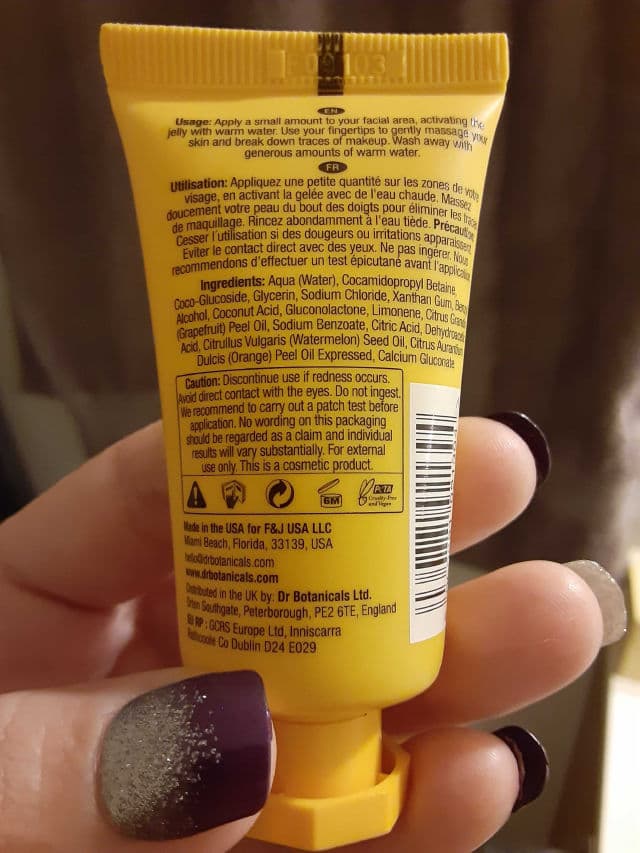 Dr. Botanicals Grapefruit & Watermelon Refreshing Cleanser review photo by Heatherandandrew08