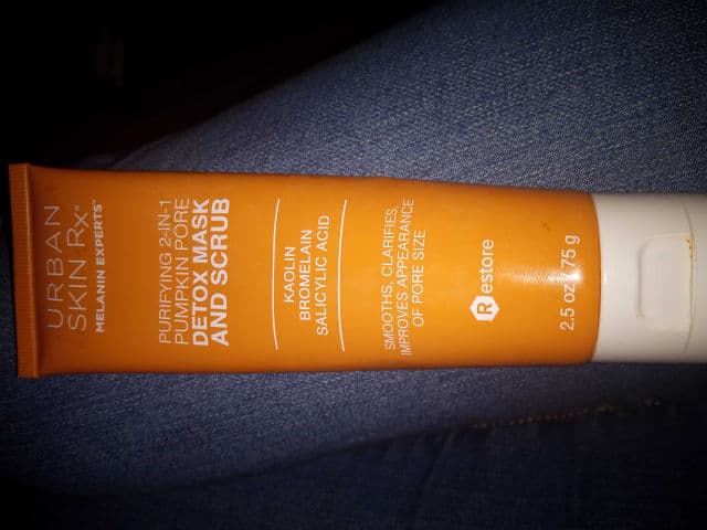 Urban Skin Rx Purifying 2-in-1 Pumpkin Pore Detox Mask and Scrub review photo by kellykyra8710