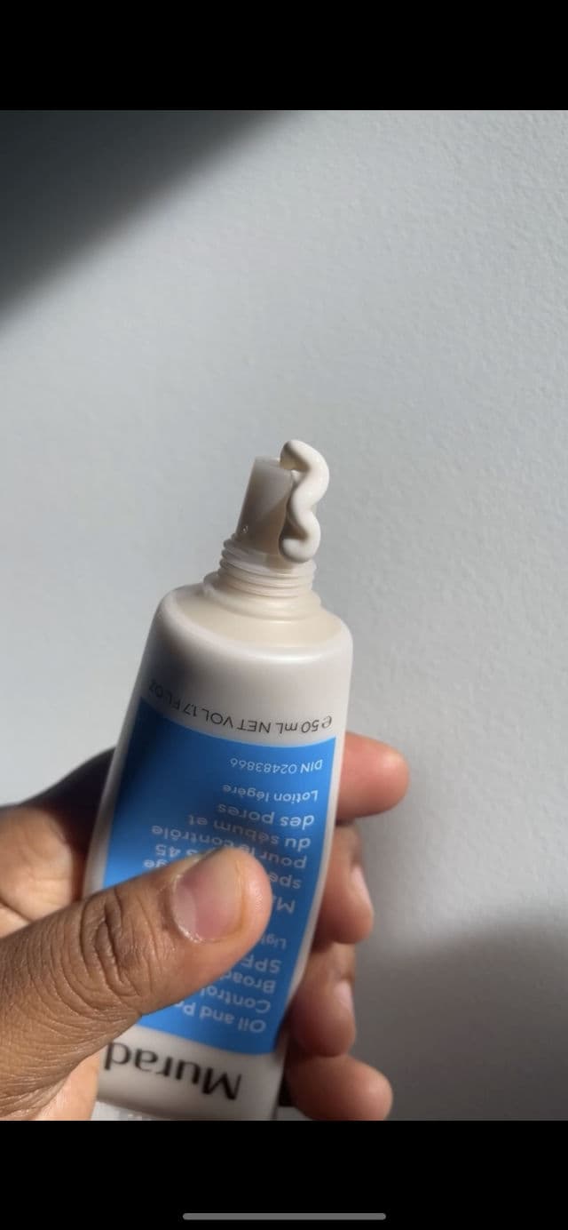 Murad Oil and Pore Control Mattifier Broad Spectrum SPF 45 PA++++ review photo by sunayanadas