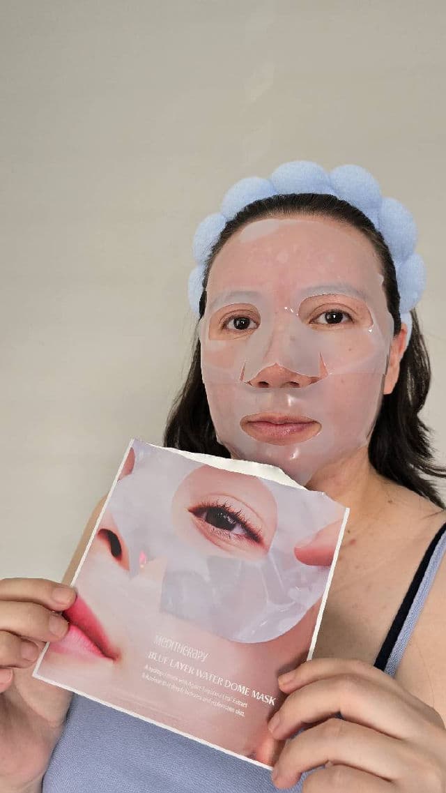 Meditherapy Blue Layer Water Dome Mask review photo by Loumaryluna