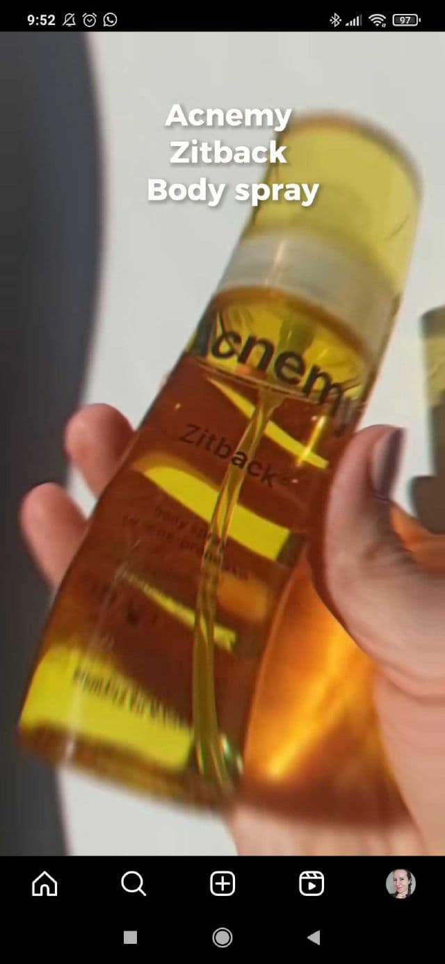 Acnemy Zitback Body Spray review photo by realskincares