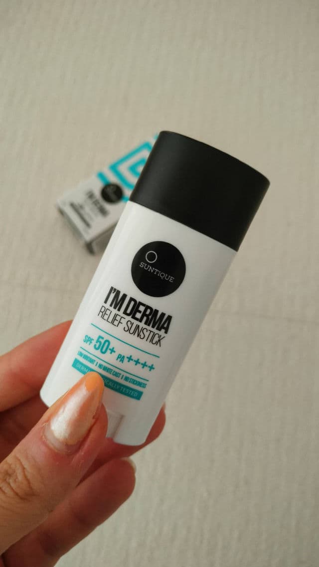 Suntique I'm Derma Relief Sunstick SPF50+ PA++++ review photo by pharcareutips