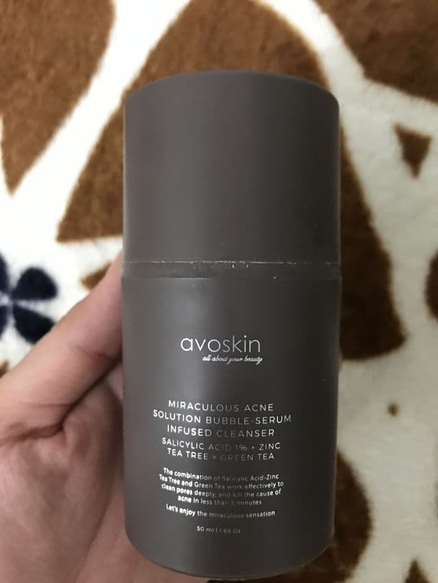 Avoskin Miraculous Acne Solution Bubble-Serum Infused Cleanser review photo by adindamutiara