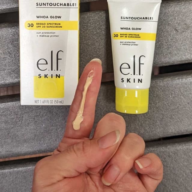 ELF Suntouchable! Whoa Glow SPF 30 & Face Primer review photo by zisgurl