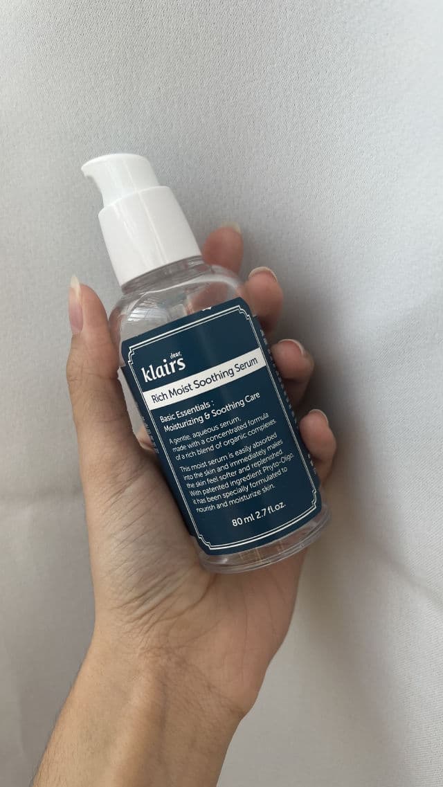 Dear, Klairs Rich Moist Soothing Serum review photo by alesthetician