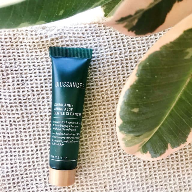 Biossance Squalane + Amino Aloe Gentle Cleanser  review photo by thriftyyladyy