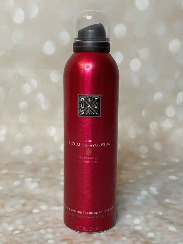 Rituals The Ritual of Ayurveda Foaming Shower Gel review photo by BeautyByJennMarie