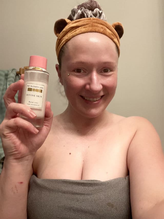 Pat McGrath Labs Divine Skin: Rose 001 The Essence review photo by BeautyByJennMarie