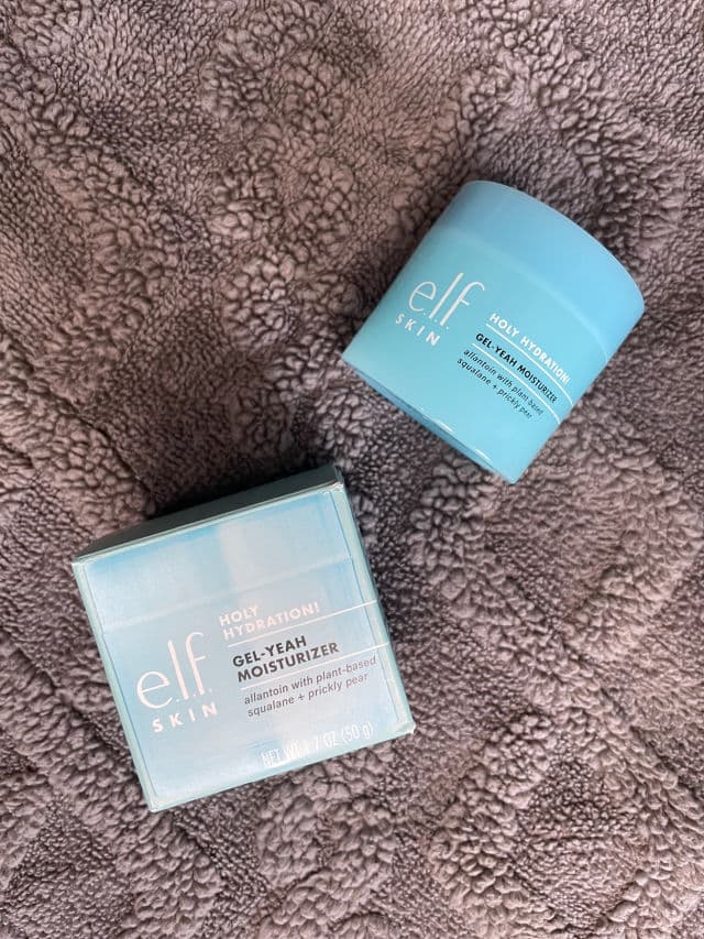 ELF Holy Hydration! Gel-Yeah Moisturizer review photo by BeautyByJennMarie
