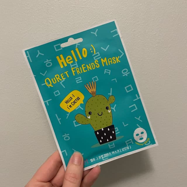 Quret Hello Quret Friends Mask - Cactus review photo by kbeautynewbie