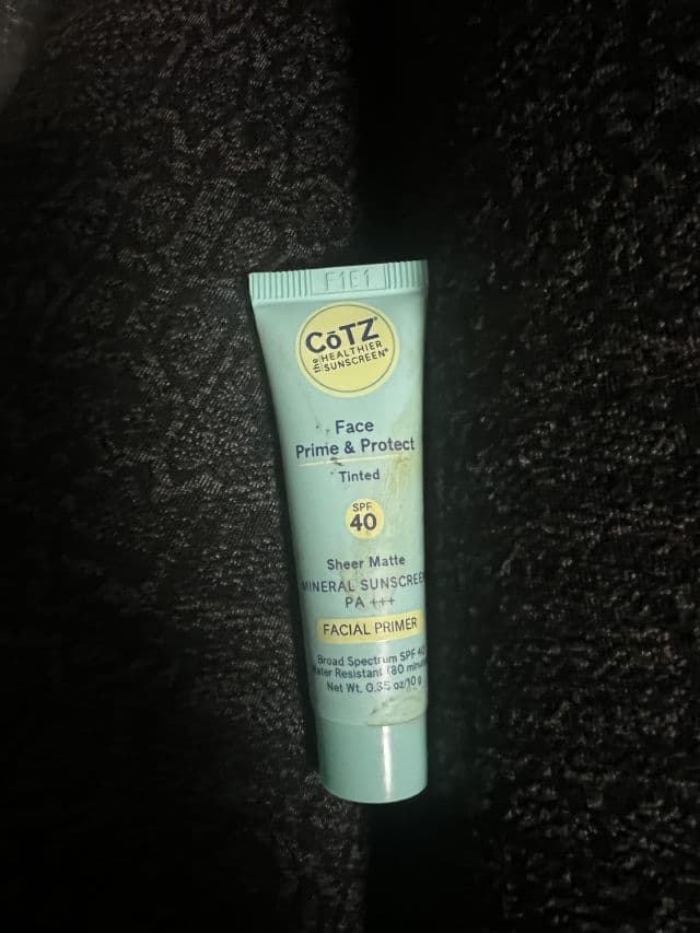 Cotz Face Prime and Protect review photo by chloeskyxo