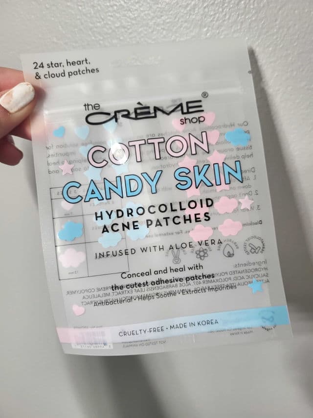 The Creme Shop Cotton Candy Skin - Hydrocolloid Acne Patches review photo by Marilynn