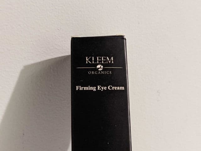 Kleem Organics Firming Eye Cream review photo by AliceL