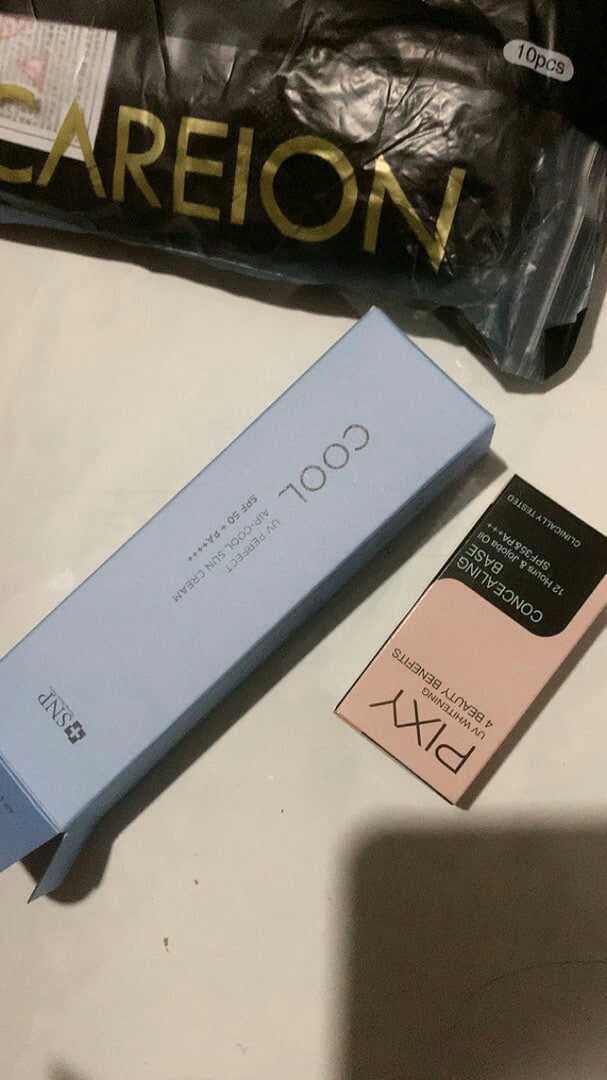 SNP UV Perfect Air-Cool Sun Cream SPF 50+ PA++++ review photo by Oktaviyanti