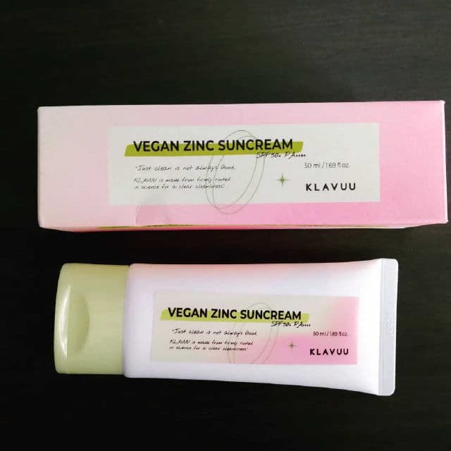 Vegan Zinc Suncream SPF50+ PA++++ product review