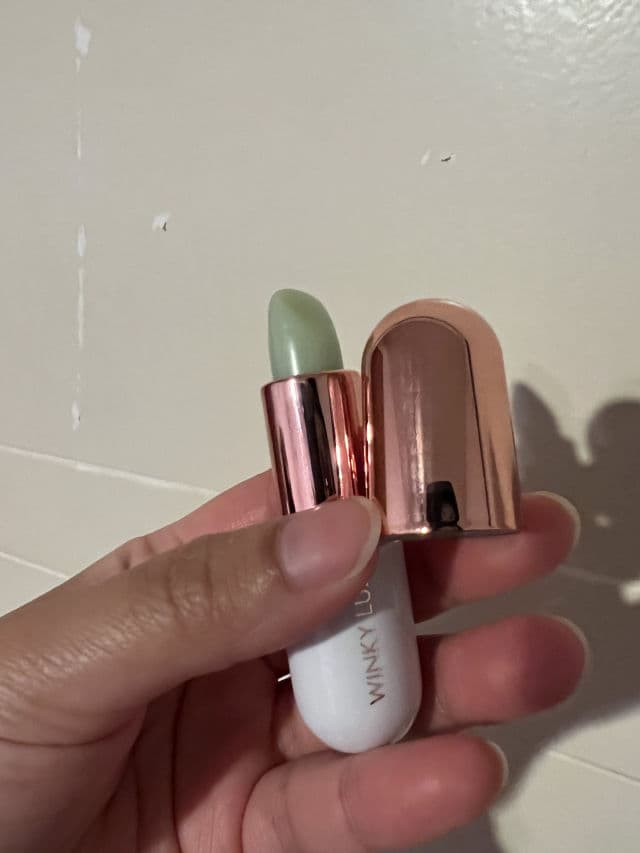 Winky Lux Matcha Blossom Balm review photo by dryskingirly