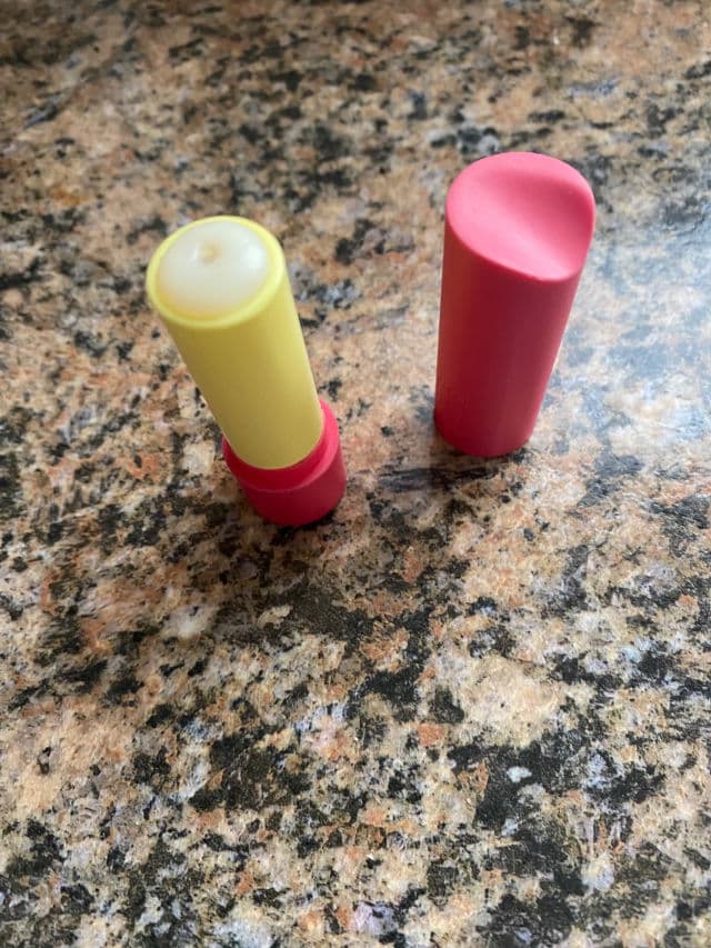 Eos Happy Vibes Lip Balm review photo by kimski