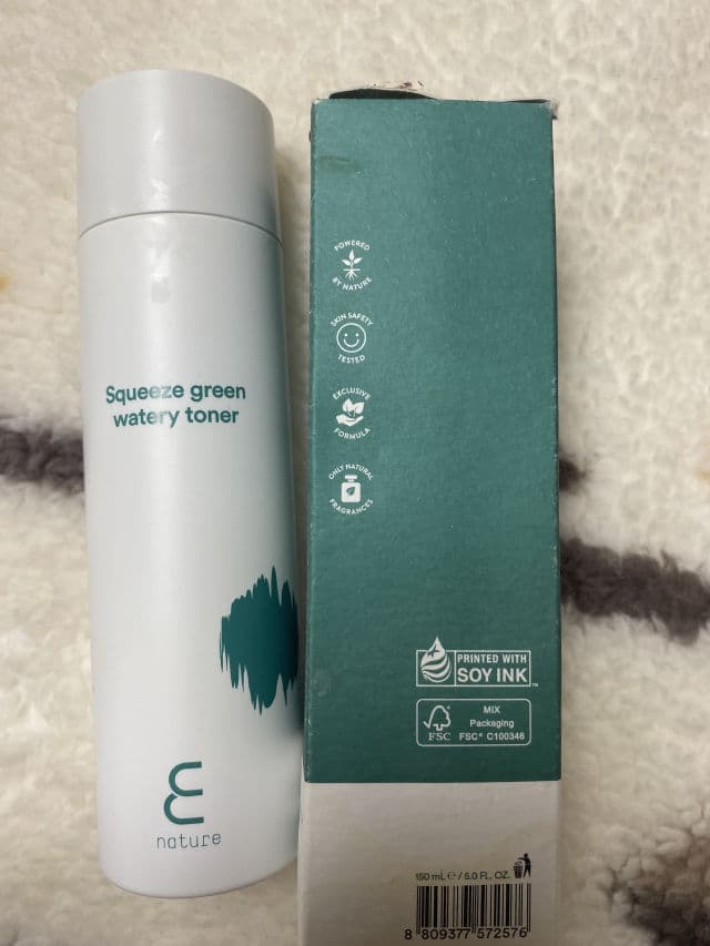 ENATURE Squeeze Green Watery Toner review photo by aprilskintour