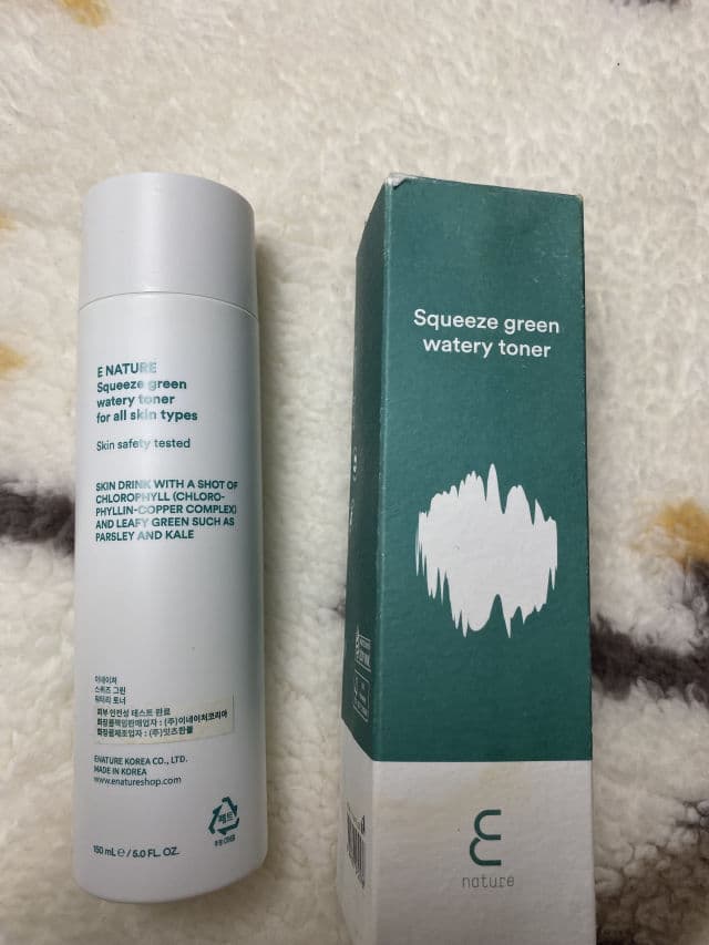 ENATURE Squeeze Green Watery Toner review photo by aprilskintour