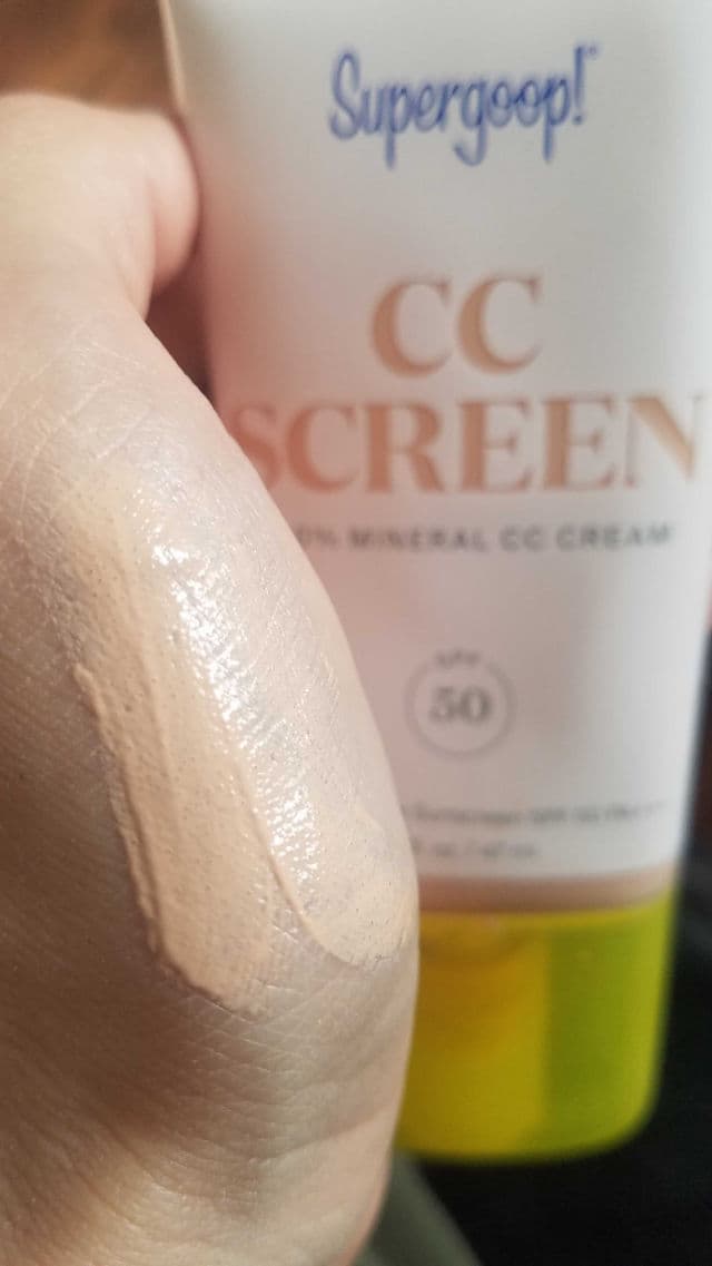 Supergoop! CC Screen 100% Mineral CC Cream SPF 50 review photo by aleksanyc
