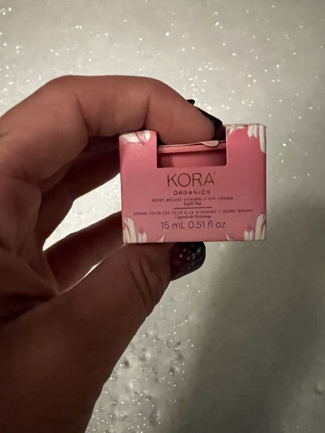 KORA Organics Berry Bright Vitamin C Eye Cream review photo by jacquiebabi