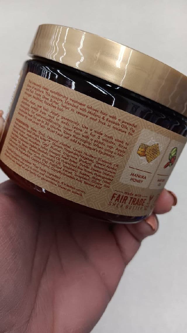 SheaMoisture Manuka Honey & Mafura Oil Intensive Hydration Hair Masque review photo by lamamaishere