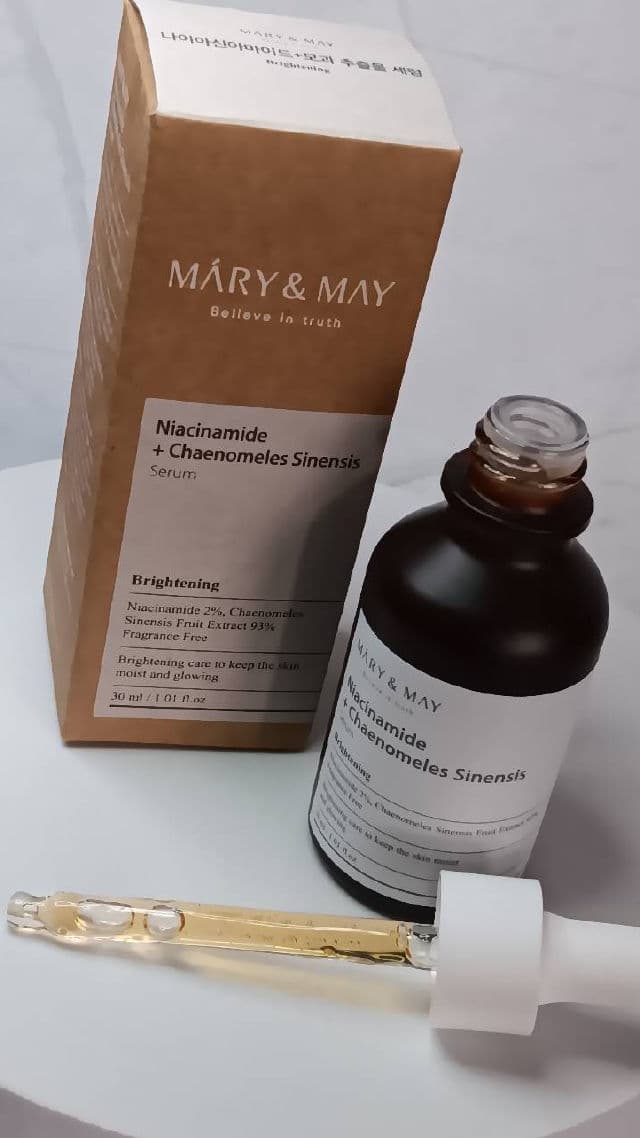 Mary&May Niacinamide + Chaenomeles Sinensis Serum review photo by lamamaishere