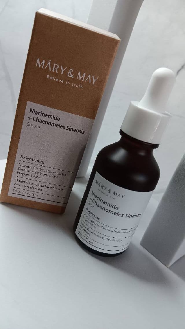 Mary&May Niacinamide + Chaenomeles Sinensis Serum review photo by lamamaishere