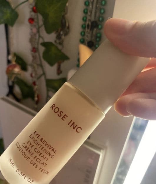 Rose Inc Eye Revival Brightening Eye Cream review photo by Spirled