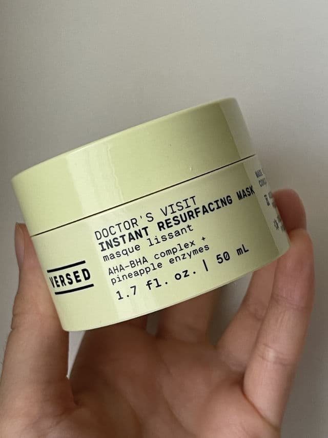 Versed Doctor's Visit Instant Resurfacing Mask review photo by bhindtheskins