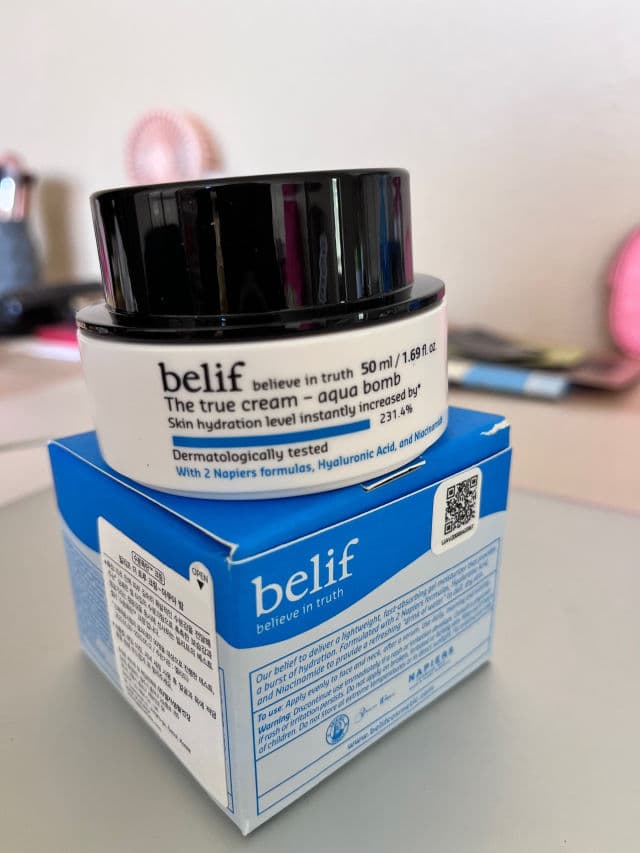 belif The True Cream Aqua Bomb review photo by epimachus_meyeri