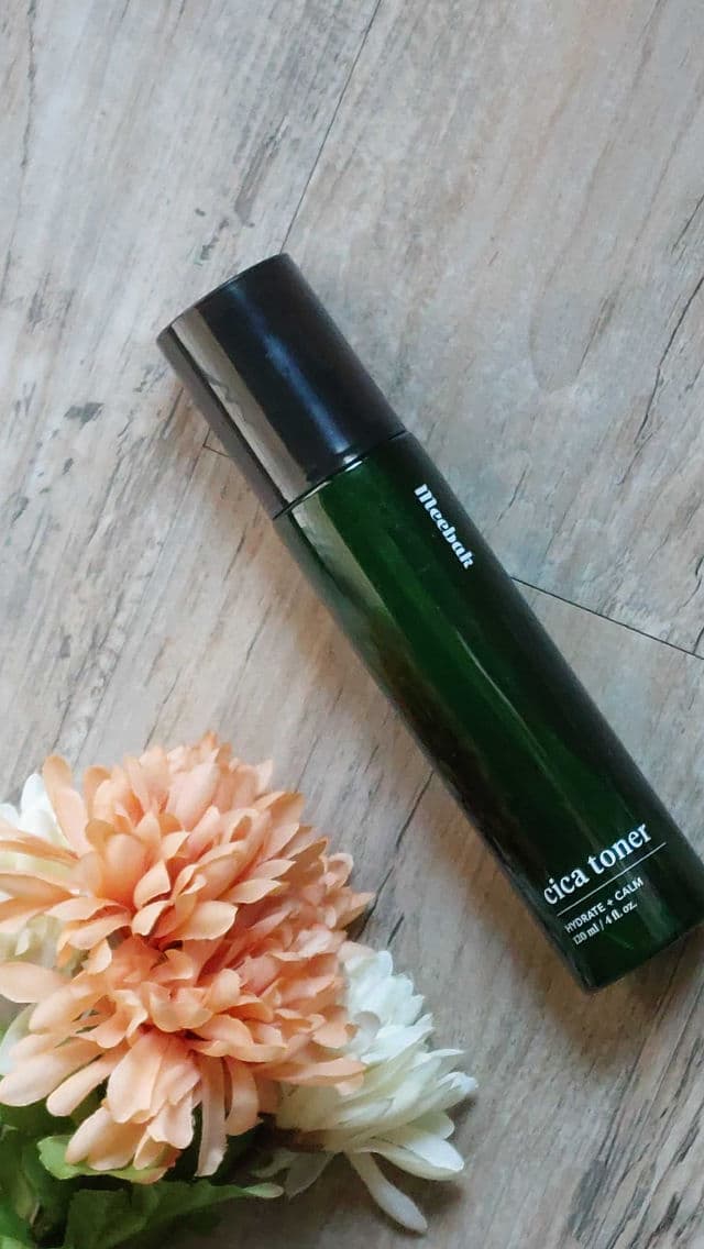 Meebak Cica Toner review photo by beautychocchoclatte