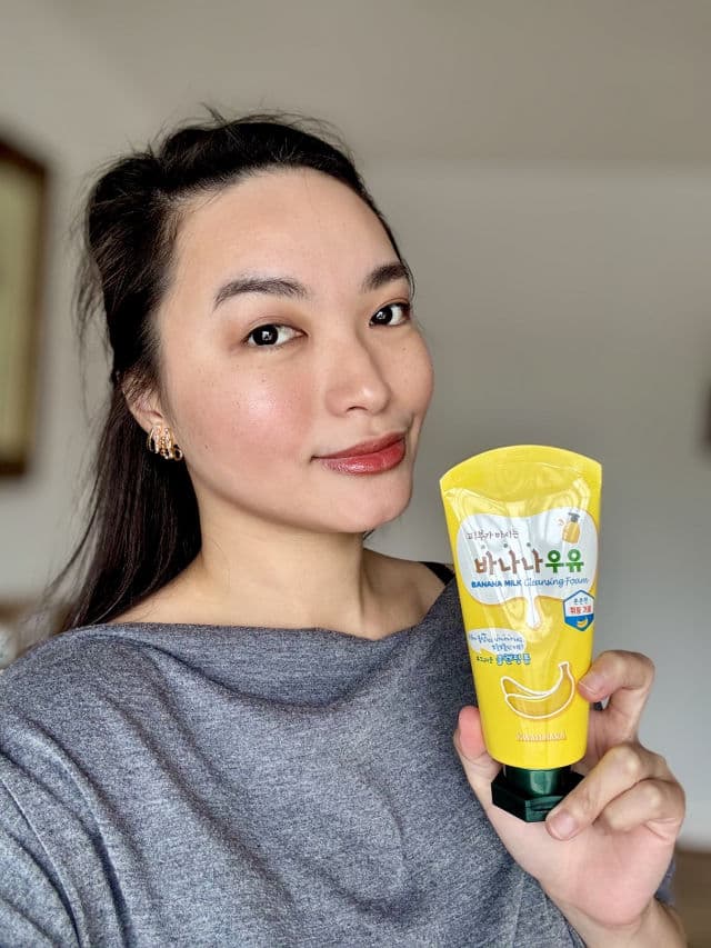 Kwailnara Banana Milk Cleansing Foam review photo by kemsworld