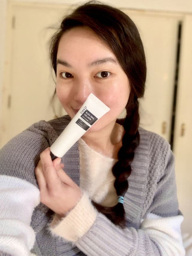 Coxir Black Snail Collagen Eye Cream review photo by kemsworld