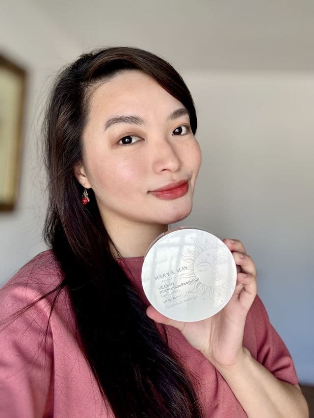 Mary&May Vegan Niacinamide Panthenol Sun Cushion SPF50+ PA++++ review photo by kemsworld