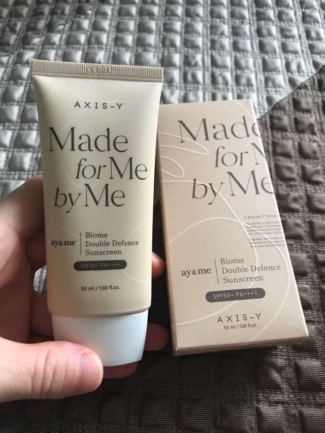 AXIS-Y Biome Double Defense Sunscreen SPF50+ PA++++ review photo by Maddy3007