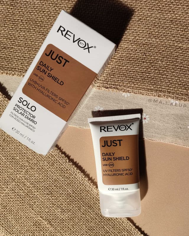 Revox Just Daily Sun Shield SPF 50+ review photo by maikeup