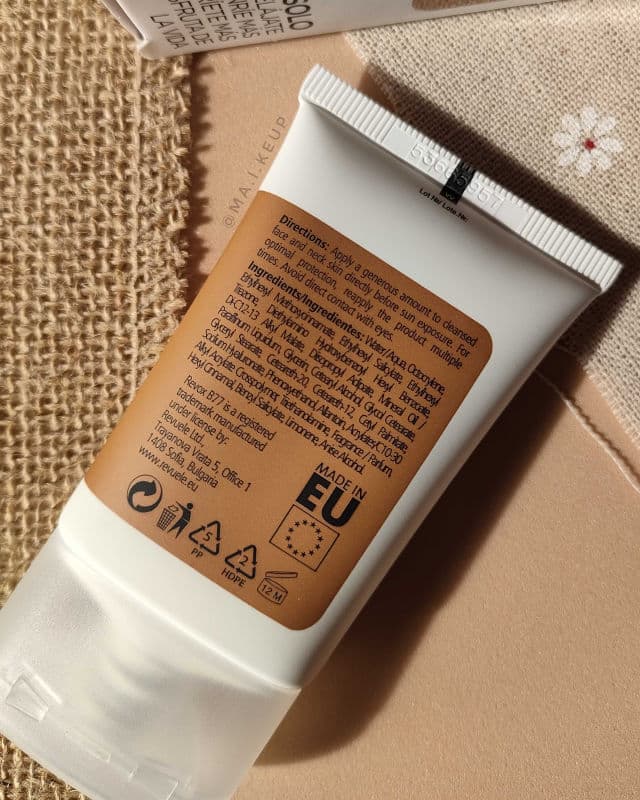 Revox Just Daily Sun Shield SPF 50+ review photo by maikeup