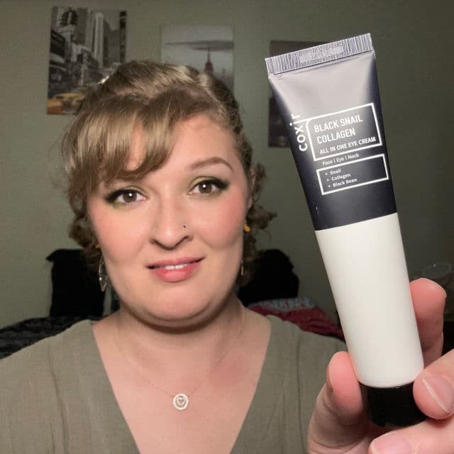 Coxir Black Snail Collagen All In One Eye Cream review photo by kelikeii