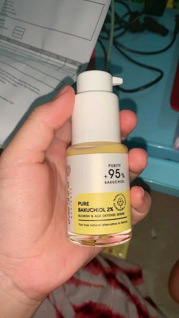 everShine Pure Bakuchiol 2% Blemish & Age Defense Serum review photo by SamiraHasanah