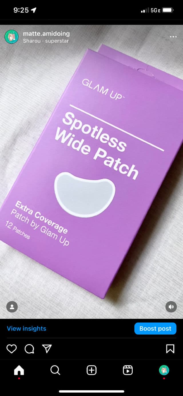 Glam Up Spotless Wide Patch review photo by matteamidoing