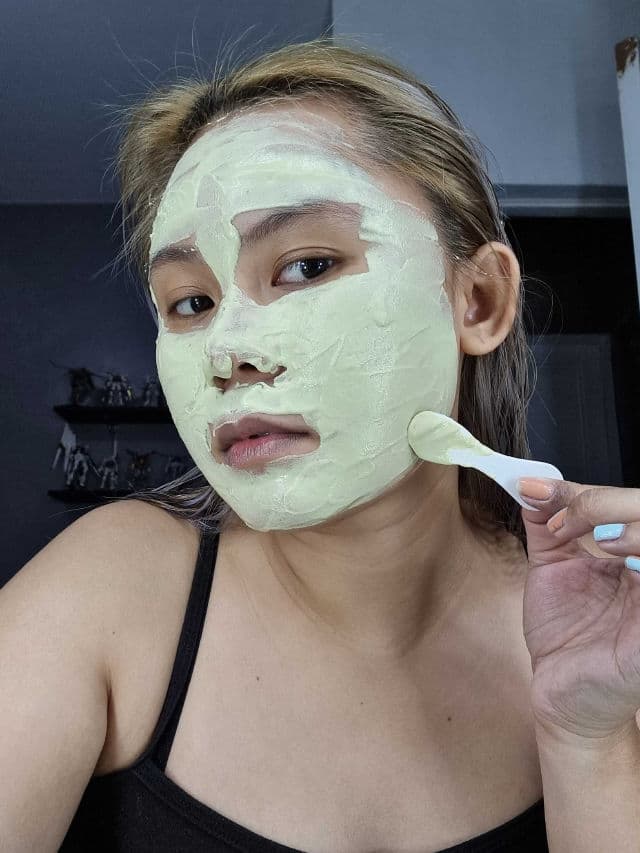 I Dew Care Matcha Mood Soothing Green Tea Wash-Off Mask review photo by Dearjobelle