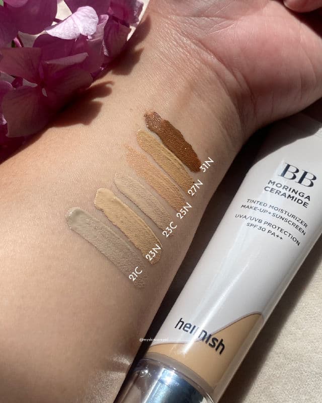 Heimish Moringa Ceramide BB Cream SPF30 PA++ review photo by myskincarejrnl