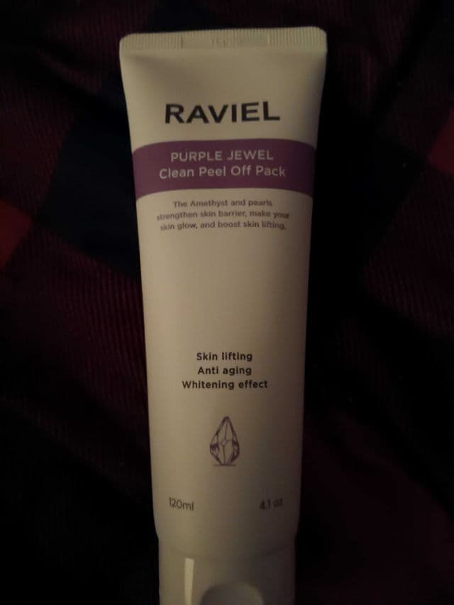 RAVIEL Purple Jewel Clean Peel Off Pack review photo by Jadenruby
