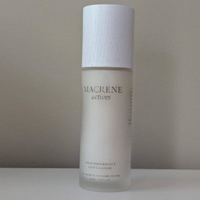 Macrene Actives High Performance Cleanser review photo by vanicream