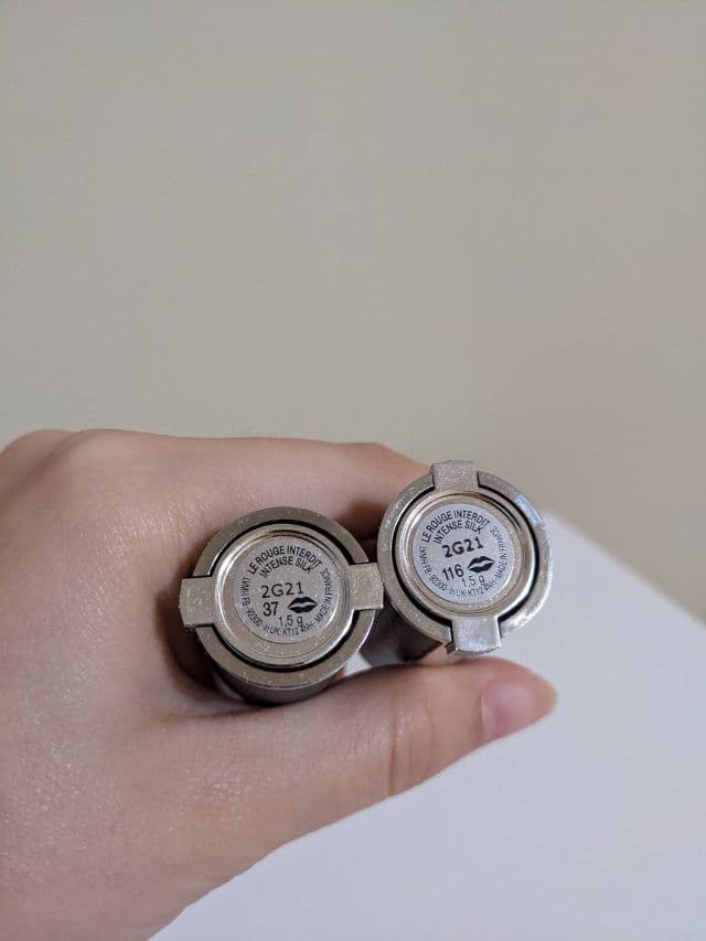 Givenchy Le Rouge Interdit Intense Silk Lipstick review photo by vanicream