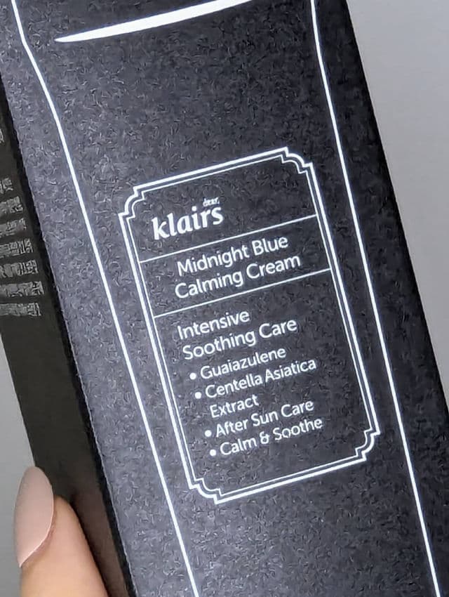 Midnight Blue Calming Cream product review