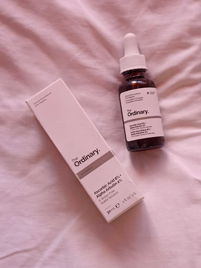 The Ordinary Acorbic Acid 8% + Alpha Arbutin 2% review photo by Juanmonet